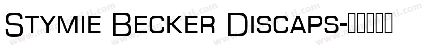 Stymie Becker Discaps字体转换